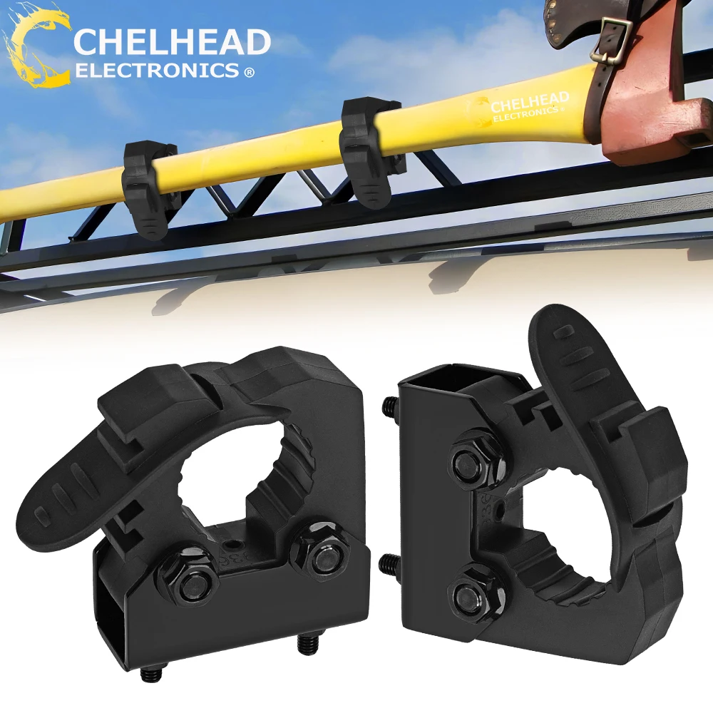 

Quick Clamp Mount Release Fist Cars Motorcycle Tools Mounting for Shovel Axe Rakes Flagpole Hi-lift Jack 1.18" to 1.42" Bracket