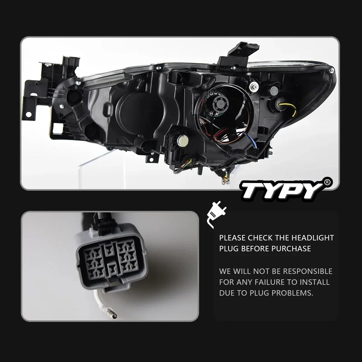 

Car Head Lamp For Mazda 3 Axela Headlight 2014-2016 Upgrade Modified to New Dynamic Turn Signal Car LED Headlight Assembly