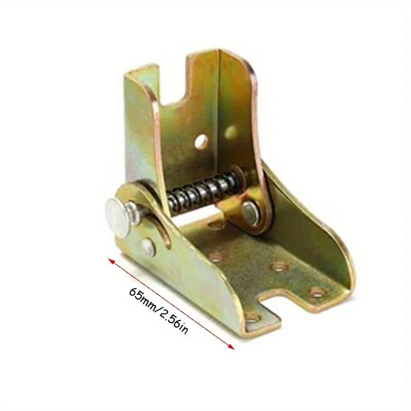 4pcs 90 Degree Folding Bracket Iron Folding Lock Self Lock Hinges Extension Table Chair Bed Leg Foldable Support Brackets Hinge