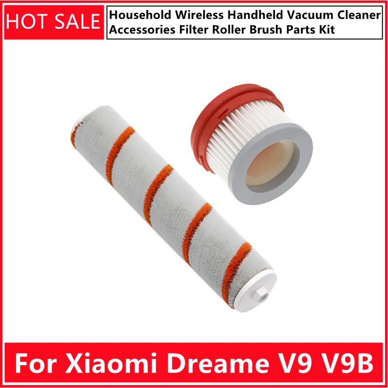 Voor Xiaomi Dreame V9 V9B Huishoudelijke Draadloze Handheld Stofzuiger Accessoires Hepa Filter Roller Borstel Onderdelen Kit