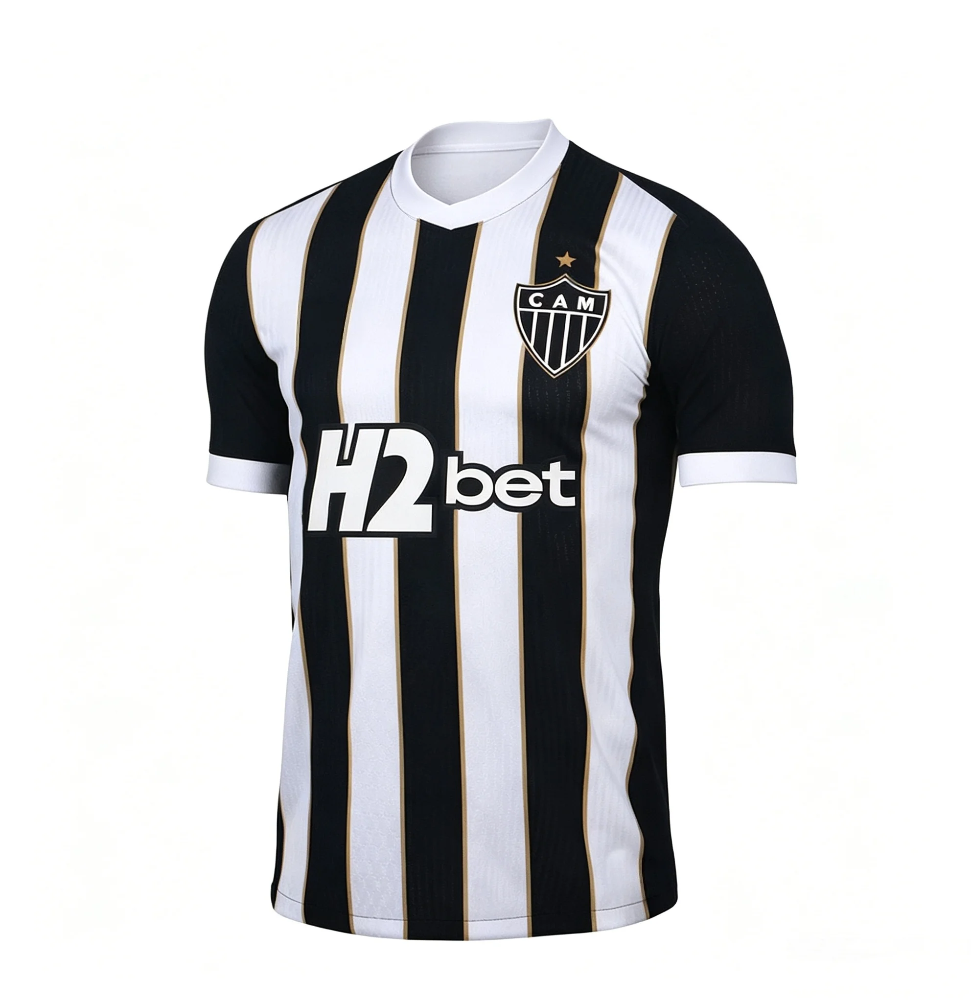 Atlético Mineiro 3D-Druck Fußballtrikot Herren Sport Atmungsaktives Schnelltrocknendes Kurzarm-T-Shirt Familien-Partnerlook – Detail 4