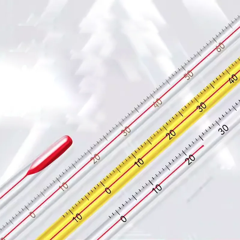 Imagem -02 - Termômetro de Água Vermelha Industrial Termômetro de Vidro Interno Doméstico Laboratório de Álcool Medidor de Temperatura para Reprodução Pcs