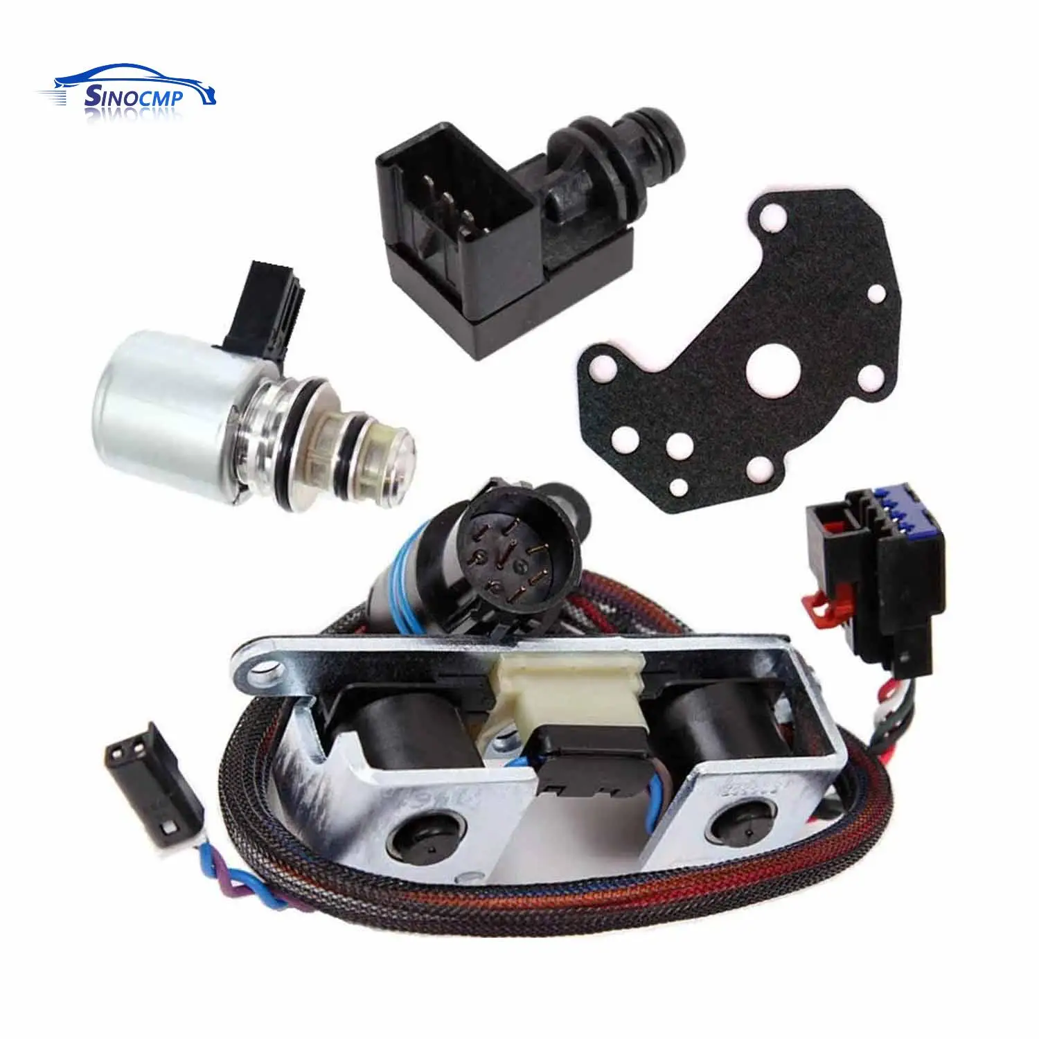 

1 Set A500 518 44RE 46RE 47RE 48RE Auto Transmission Solenoid Kit For 2000-Up Dodge Jeep Dakota Durango Ram & Van Grand Cherokee