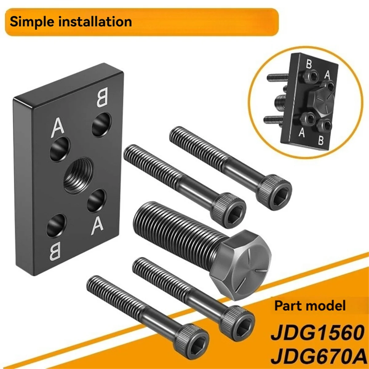 

ABNJ JDG1560 JDG670A Drive Gear Puller Plate Tool for Agricultural Machinery with 6059 and 6068 Engines