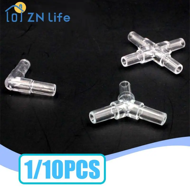 Aquarium Oxygen Pump Aquarium Airline Tubing Connectors Plastic Inline Valve Hoses Joints Tee/Cross/Elbow/Y Shaped Air Pump Tool