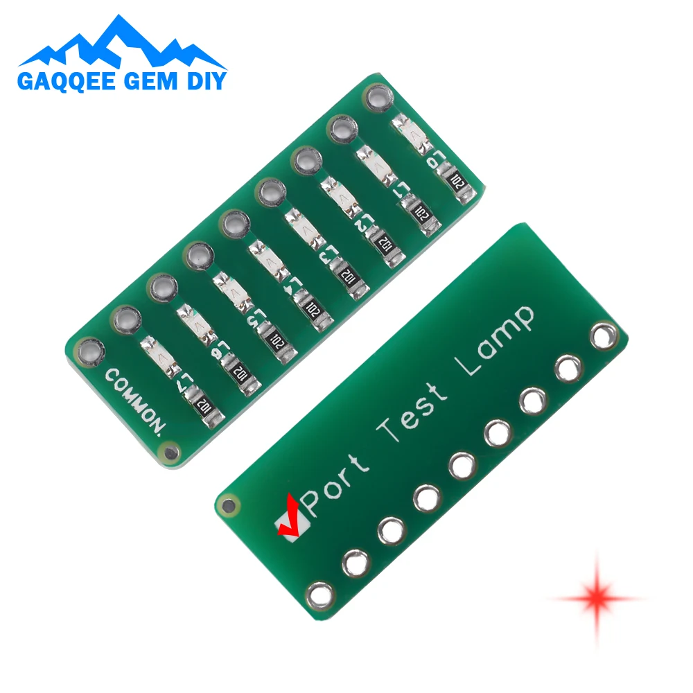 8 Segment Led Port Test Light Indicator Light Flowing Light Module Red/Green/Blue Color