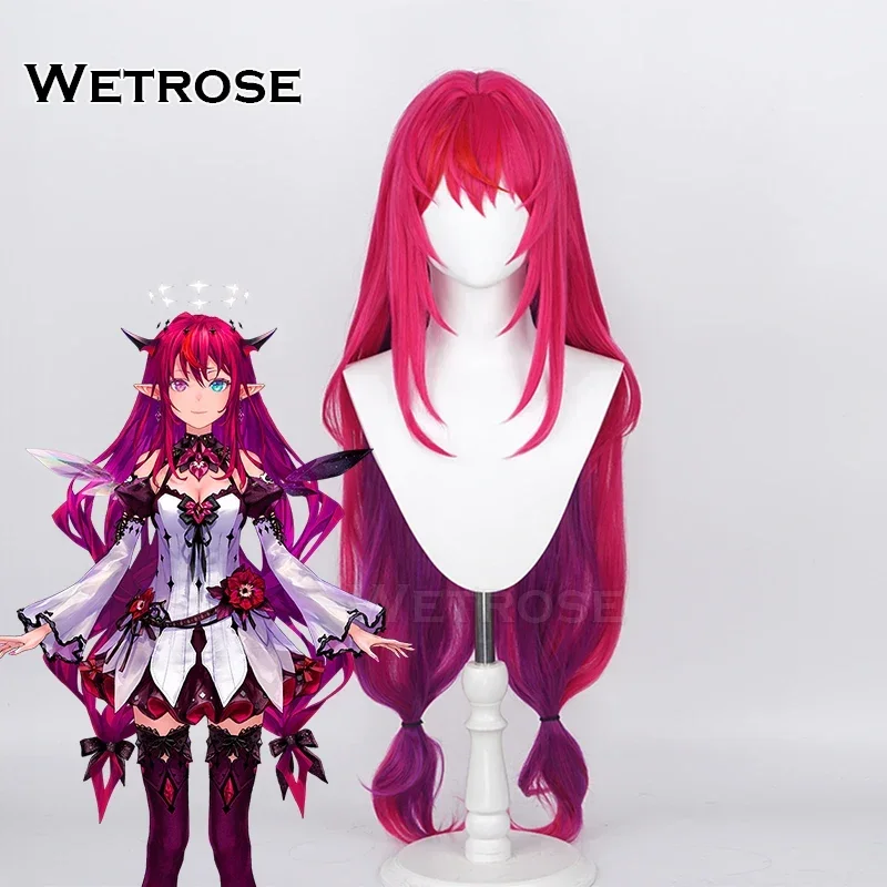 ZA01 【Wetrose】Auf Lager IRyS Cosplay Perücke 2023 Neues Outfit Hololive Hope EN Holo Vtuber SeisoRyS Roter kurzer Bob Haarschnitt StilZa0@