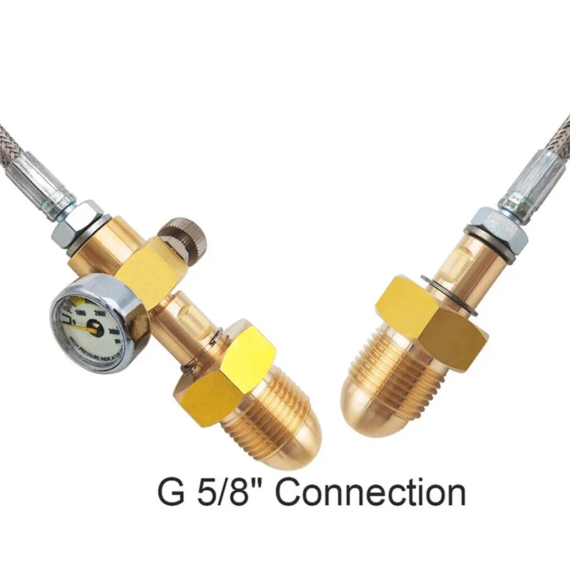 

KB-Adapter Hose Connecting Hose Accessories For Cylinder Bottle For BS 341 No. 3 Refill Station Transfer Adaptor Hose