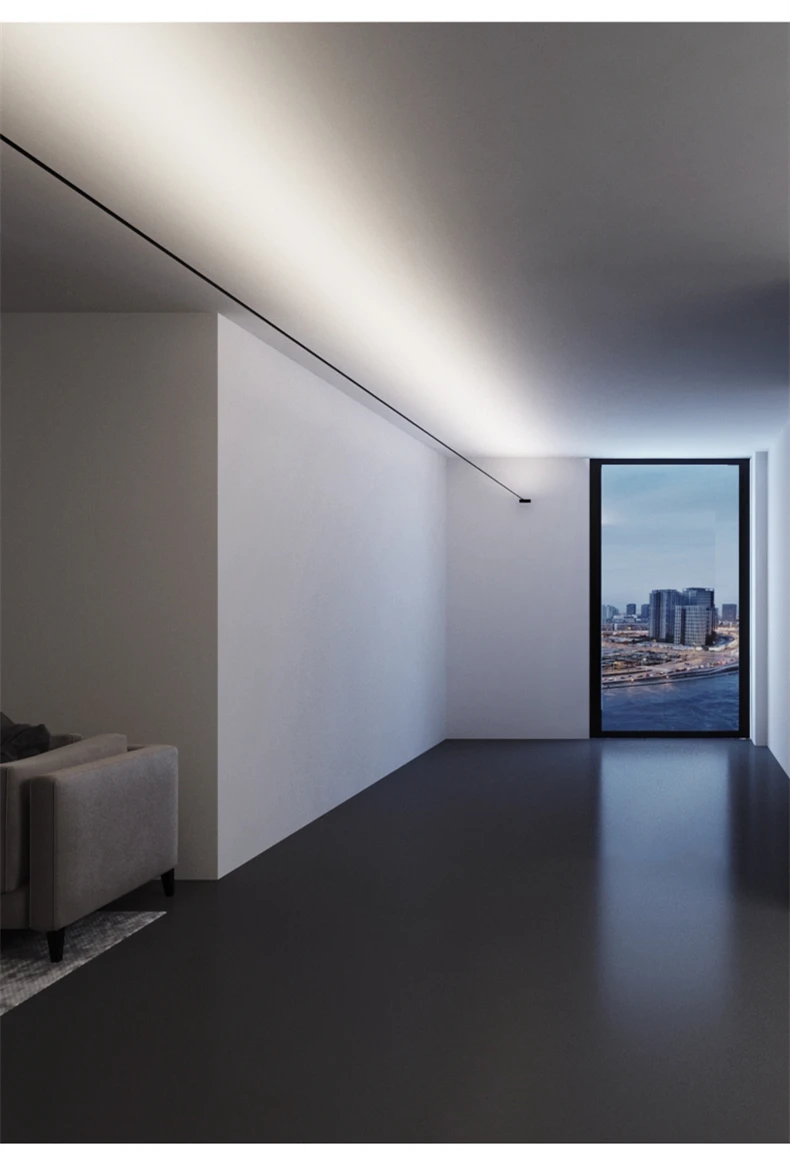 Minimalist LED Strips Lamp Skyline Corridor Ceiling Light Living Room Wall Lamp Long Line Decor Bedroom Nordic Home Lighting