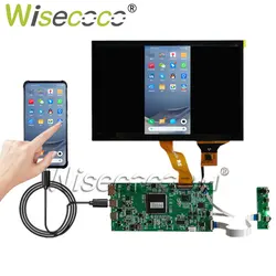 Wisecoco 9 Inch 2560x1600 2K LCD Touch Screen ISDN USB-C Driver Board Linux Raspberry Pi Game Box TV Box LCD Monitor