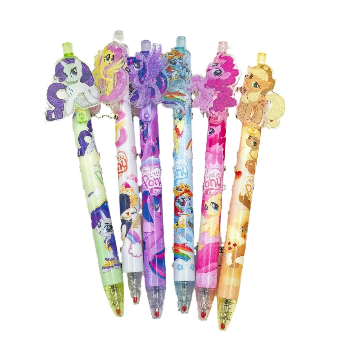 6/48 My Little Pony Unisex Pen Cartoon Press Pen 0.5m Black Stationery Pen Office Writing Tools Learning Supplies student Gift view 5