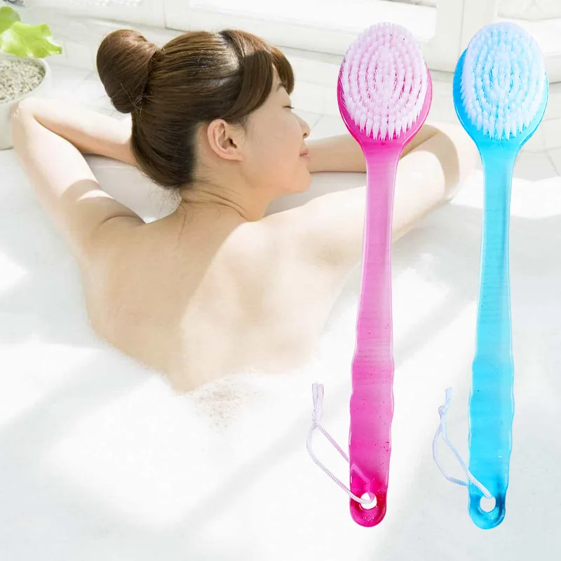 Back Body Bath Shower Cleaning Brushes Bath Brush Long Handle Exfoliating Scrub Skin Massager Exfoliation Bathroom Brush