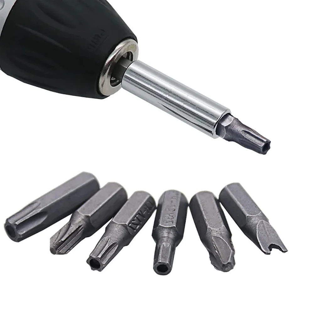 33pcs Safety Bit Set Magnetic Security Screwdriver Bit Torq Torx Hexagonal Star Spanner Electric Holder Bits Set for Screwing - view 4