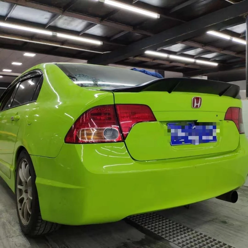 

For Honda Civic 2006 -2011 Rear Wing Spoiler, Trunk Boot Wings carbon fiber Spoilers R style