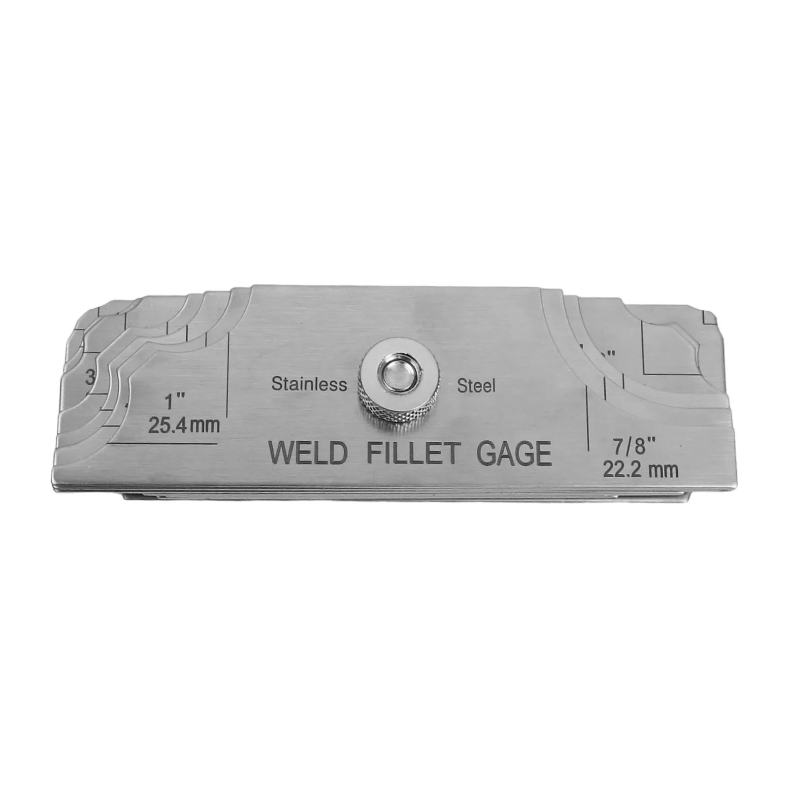 Inspection Tool Fillet Gauge Rust Resistant Material Soft Storage Bag Compact And Portable Construction Equipment