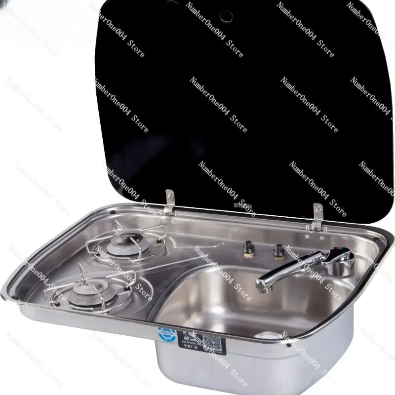 RV gas stove and motorhome sink glass cover yacht gas stove trailer camper van accessories