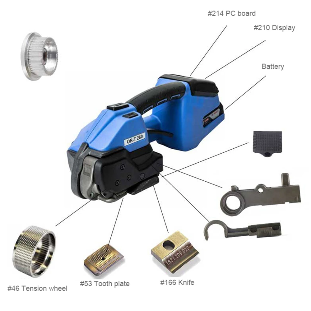 

ORT250/260 P327 FORMM ZAPAK Handheld Electric Strapping Machine Parts,Tight Wheel,Bottom Die,1pcs price
