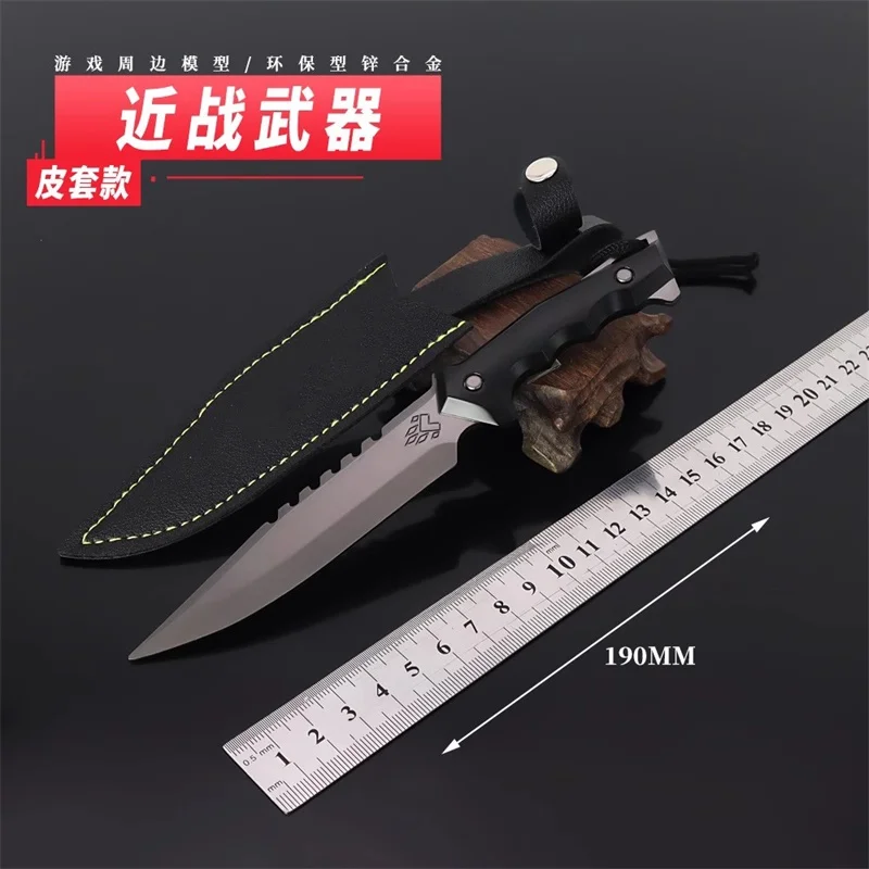 

Soldier Miniature Cold Weapons Knife With Leather Sheath High Quality Action Figure Model Toy Scene Props In Stock