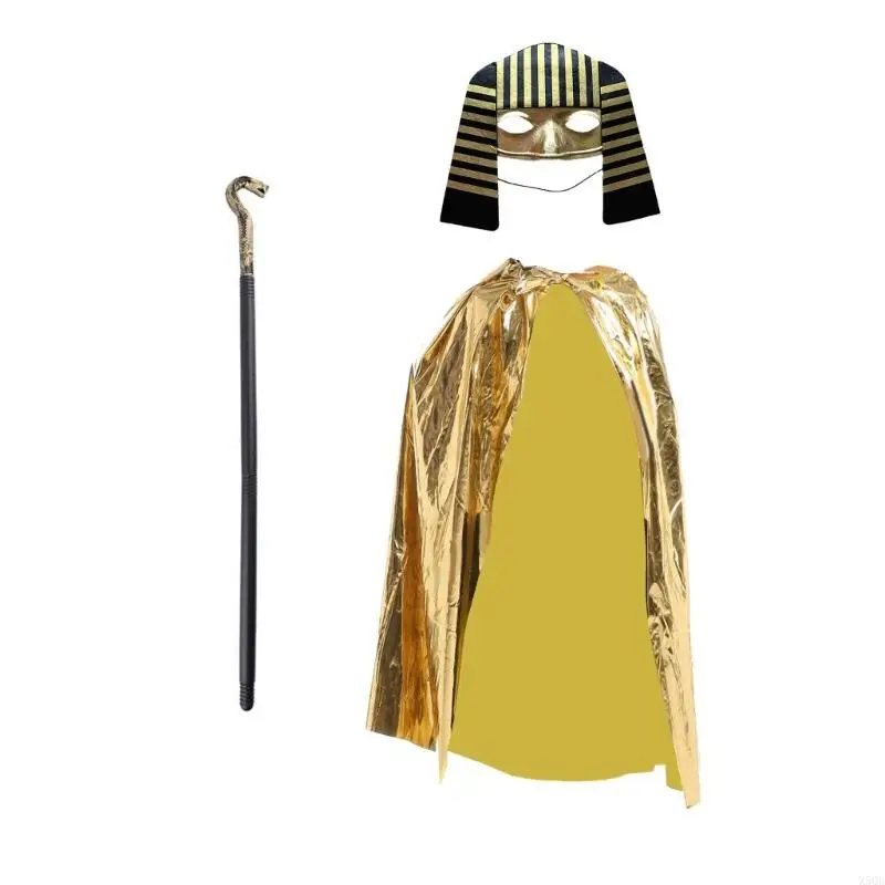 Costume faraone egiziano Maschera egiziana Maschera egiziana Maschera Veneziane Maschera faraone Outfit per il cosplay Dress