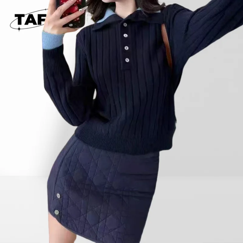 Wysokiej jakości sweter damski z dzianiny wełnianej, stylowy i wygodny krój, miękka mieszanka wełny zapewniająca ciepło i komfort AJ0930