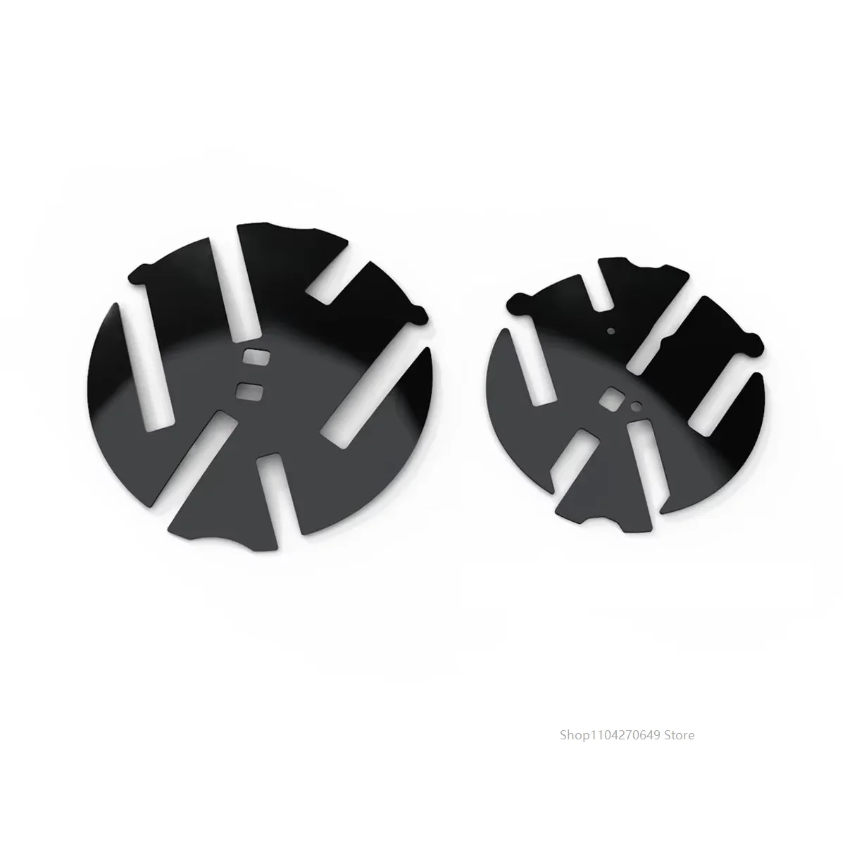 

For VW Golf MK7 GTI GTD R Rline 2013-2017 Replacement Badge 138mm Front Grille Logo Background + 110mm Trunk Lid Logo Background