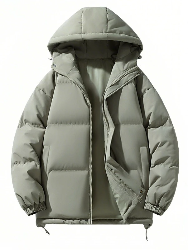 Down Jacket Men Waterproof Windproof 2024 Winter New Shoulder-Fitting Outerwear Couple Down Jacket