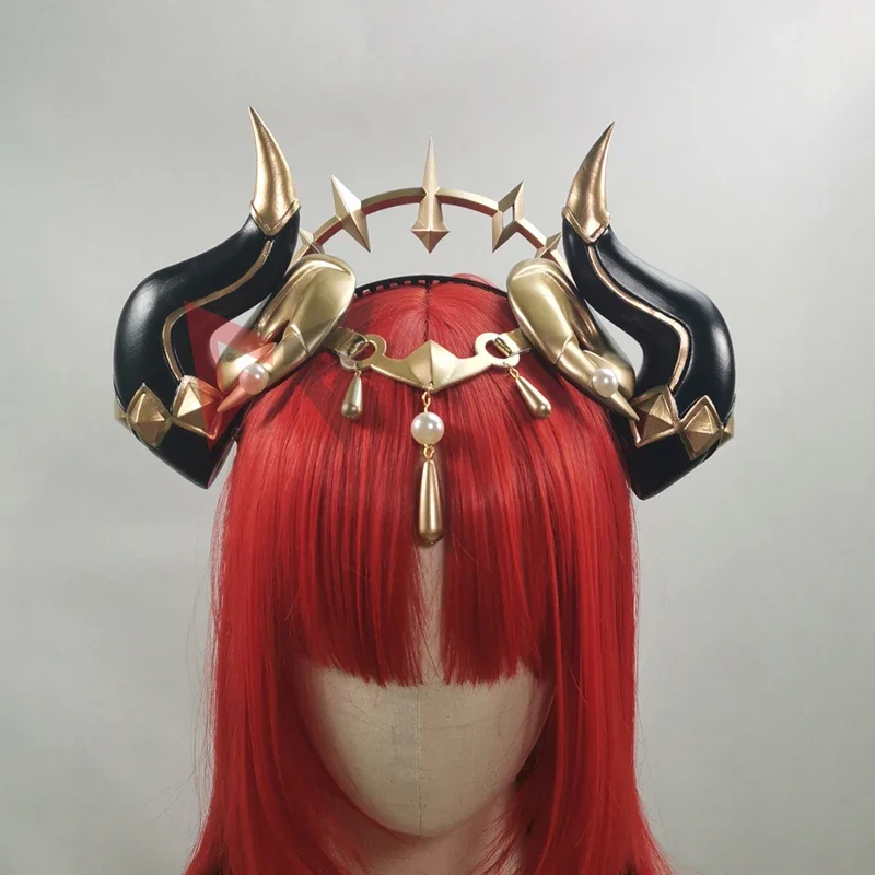 Genshin Impact Nilouコスプレホーン、ヘアホープコスチュームアクセサリー、手作り作品、新しい