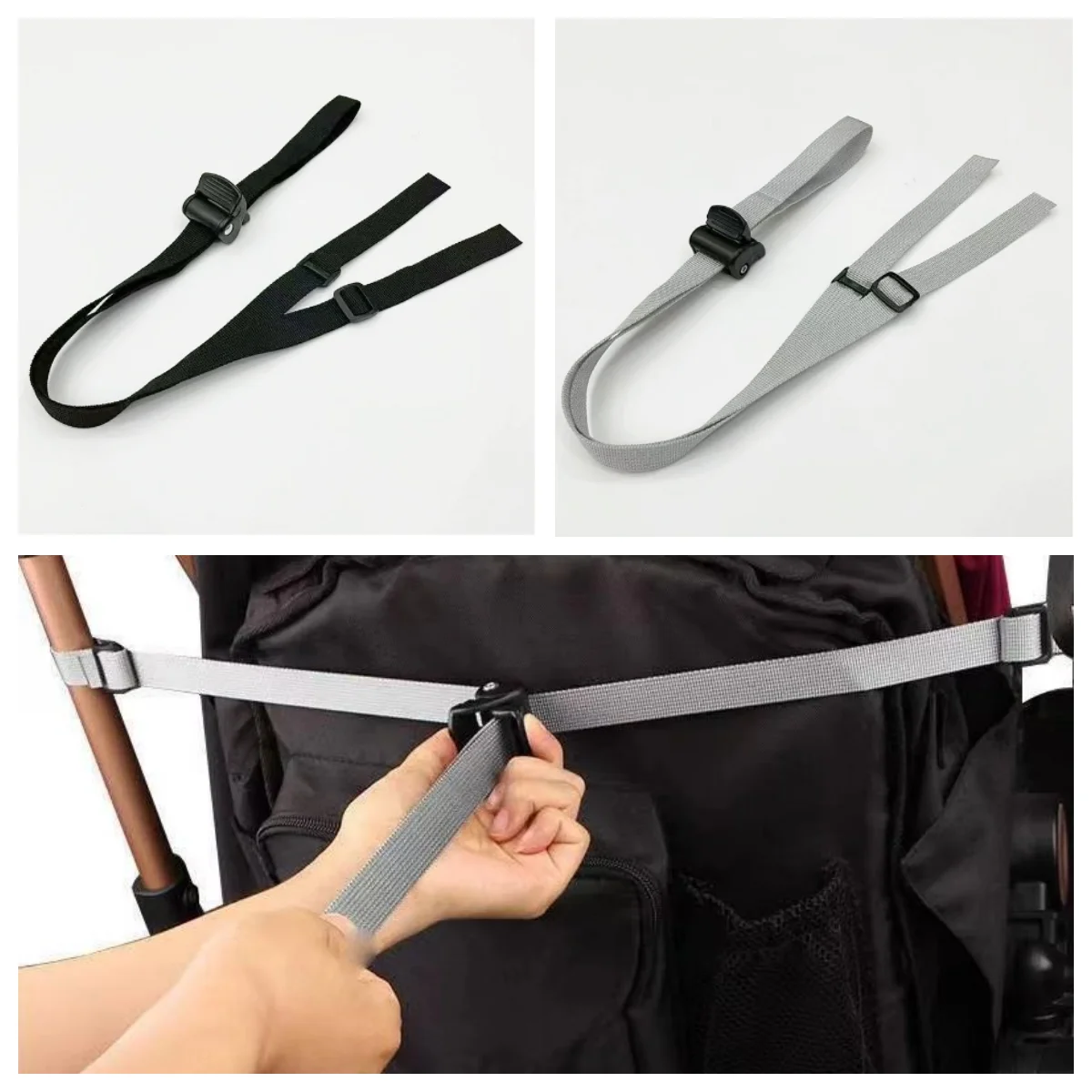 Baby Stroller Accessories Backrest Adjustment Nylon Thickened Buckle Stepless Umbrella Car Accessories With Anti Slip