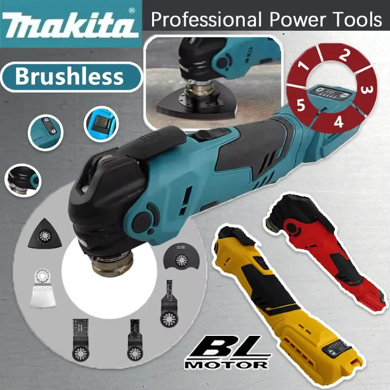 

Makita Multifunction Vibration Power Tools Electric Saw Trimmer Oscillating Tool Electric Trimmer For Dewalt/Milwaukee Battery