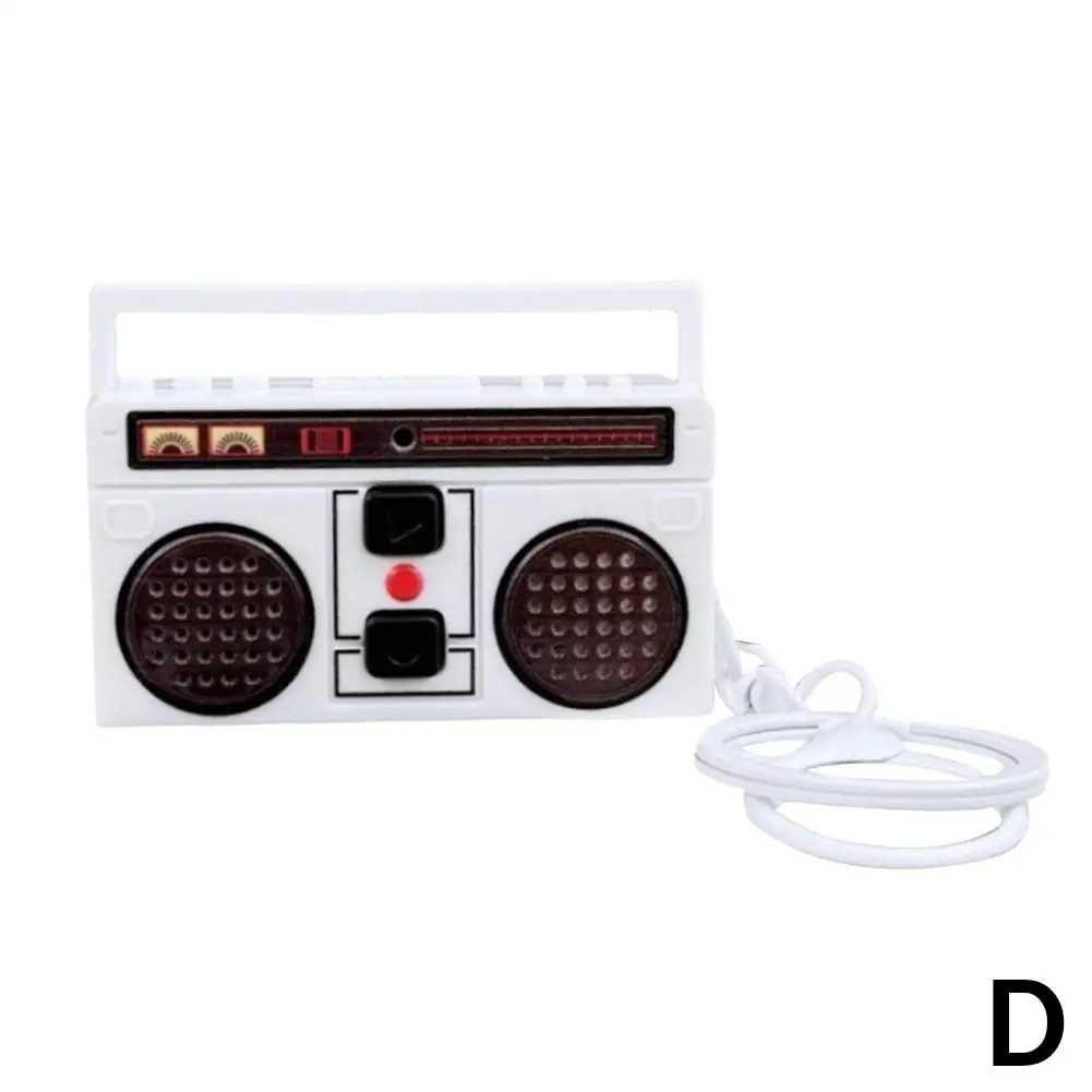 Mini Retro Radio Schlüsselbund Kann Aufzeichnen Und Spaß Spieluhr Anhänger Personalisierte Schlüsselbund Paar Geschenk Tasche Anhänger Für Girlf Y7e5