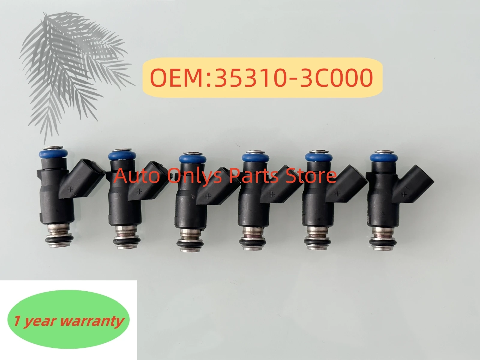 

6pcs 35310-3C000 For - HYUNDAI SANTA FE SONATA XG350 KIA AMANTI OPTIMA SEDONA SORENTO 353103C000 Car New Fuel Injector Nozzle