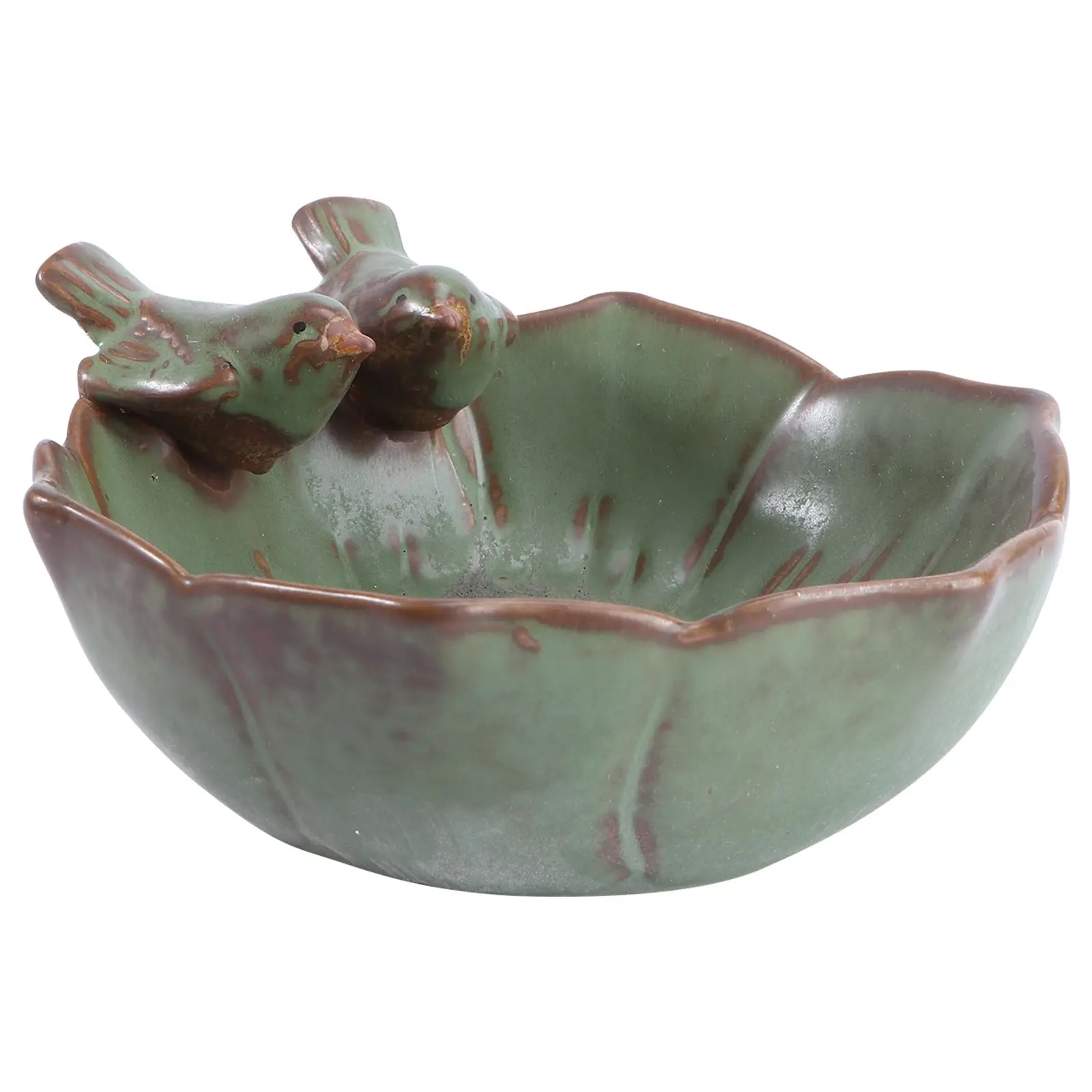 

Ceramic Succulent Bird Feeder Reusable Bowl Dish Home Decor Plant Pot Decorative Bird Feeder Family Party Bar Restaurant Gift