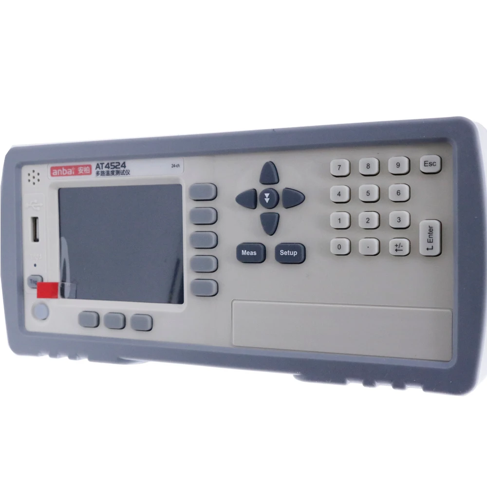 AT4524 Multi-Channel Temperature Meter 24 Channels Thermocouple Temperature Recorder Temperature Data Logger