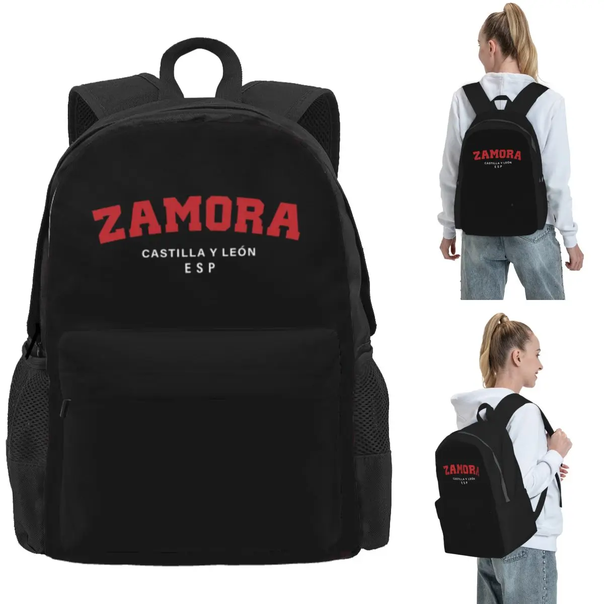 Zamora Castilla und León Spanien Rucksack, Tagesrucksack, großes Fassungsvermögen, für Jungen und Mädchen, Büchertasche, Schultasche, Umhängetaschen für Männer und Frauen