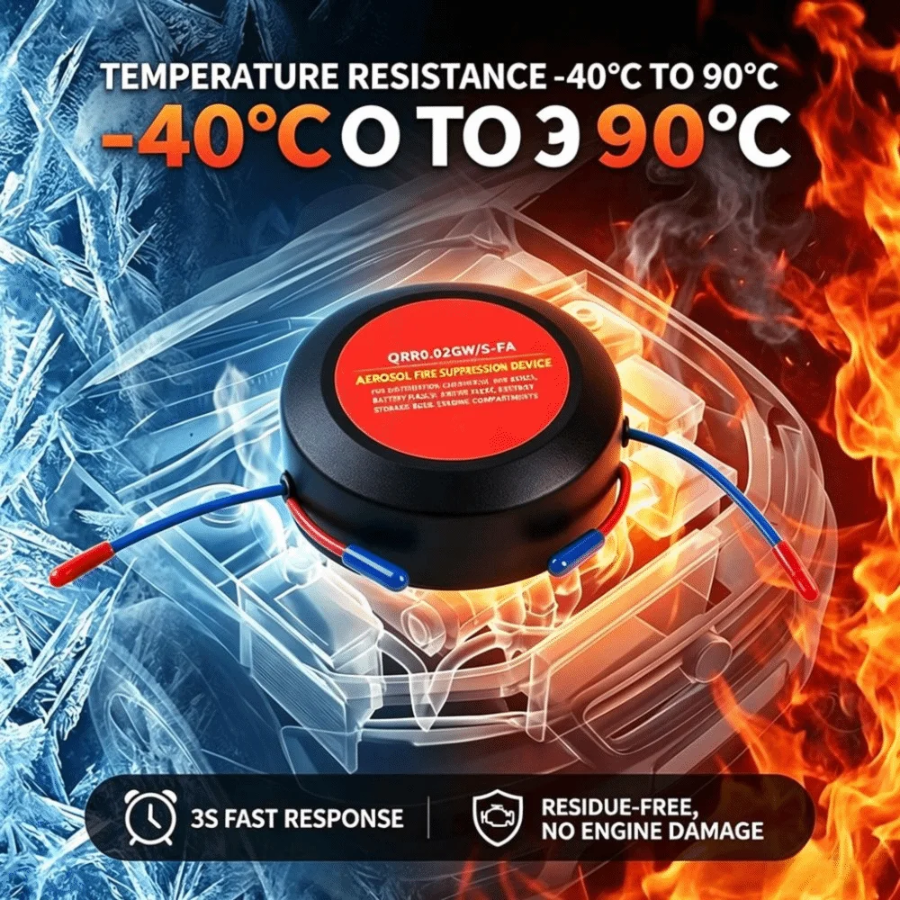 10g,20g,30g,40g Aerosol Self-Activating Automatic Fire Sticker Hot Aerosol Fire Suppression Extinguishing Sticker Device