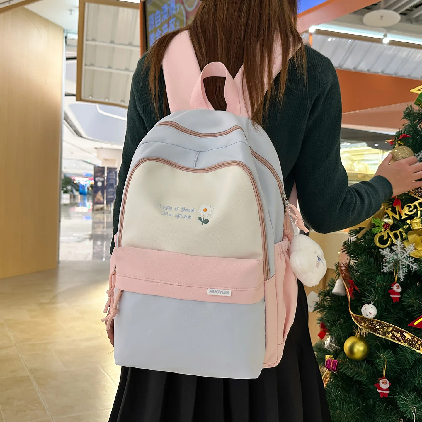 

Children School Bags For Teenage Girls Large Schoolbag Kawaii Middle Student School Backpack Book Bag Laptop Travel Rucksack