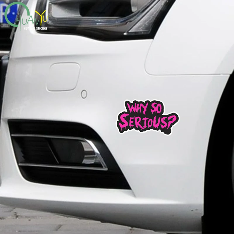 ملصقات سيارات مضحكة إنجليزية لنافذة السيارات والدراجات النارية وخزان الوقود والسكوتر وسباق الأجسام والخوذة وشارات الفينيل الممتعة