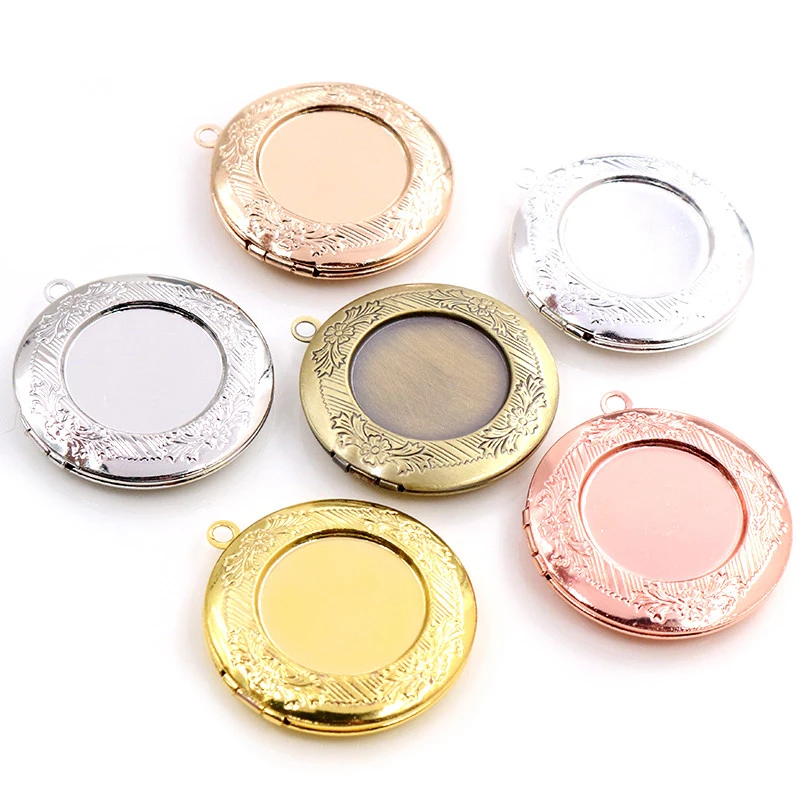 2 sztuk wewnętrzna 20mm zdjęcie wisiorek medalion s taca na biżuterię wisiorek medalion dla DIY Cabochon zdjęcie dyfuzor olejków eterycznych naszyjnik