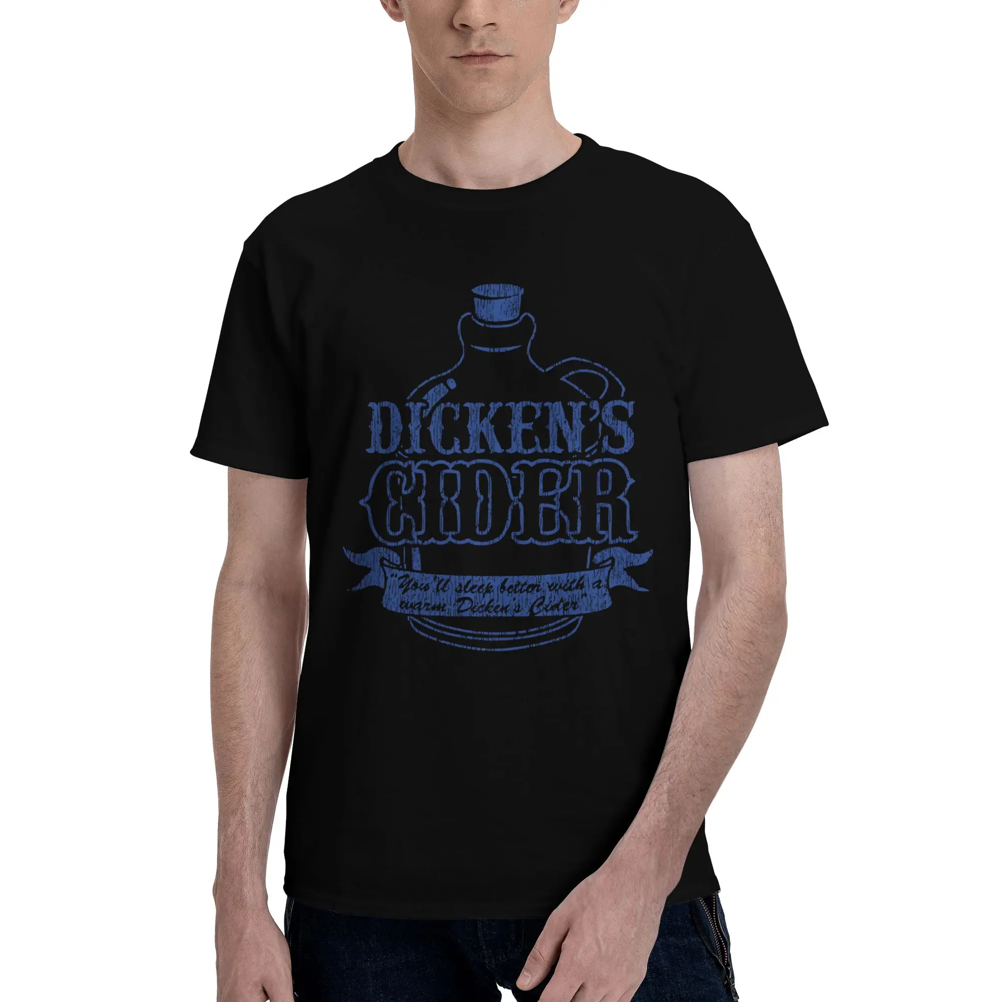 Every Girl Loves a Dickens Cider   Novelty 100% Cotton T-Shirt Dickens Cider Tops Tees For Men