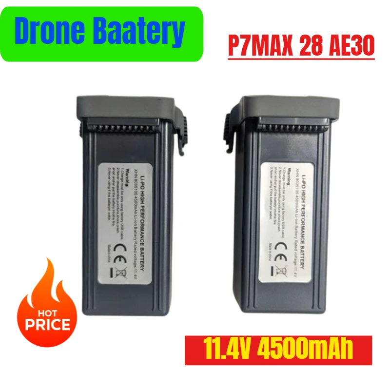 

P7MAX 28 AE30 Drone 11.4V 4500mAh High-Capacity Battery