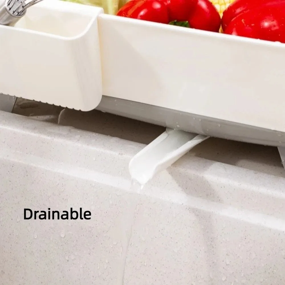 

Chopsticks Tube Kitchen Cutlery Holder Tableware Drainable Spoon Fork Cage Rack Dish Organizer Draining Tray