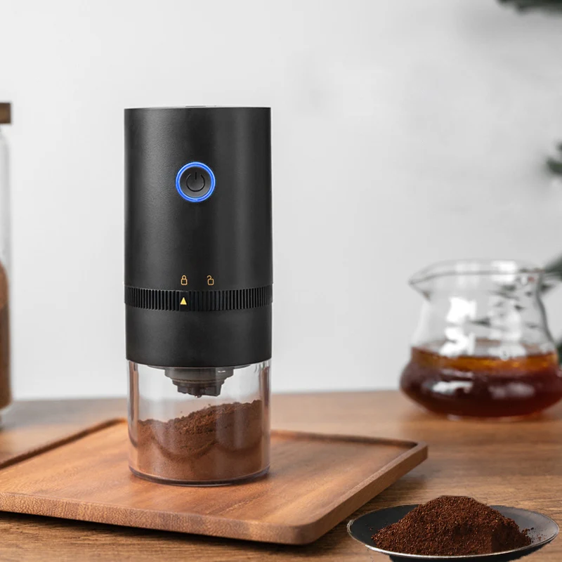 Electric Coffee Grinder Portable Nuts Grains Pepper Cofee Bean Spice Mill USB Rechargeable Grinder Machine Professional