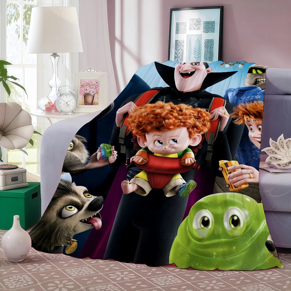 

Movie H-Hotel T-Transylvania Blanket Soft and Skin Friendly For Couch Bed Napping Bedspread All Seasons Comforter
