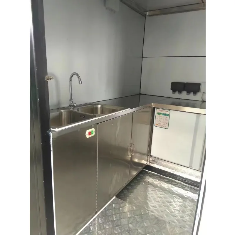 Popular Outdoor Fast Food Crepe Truck with Mobile Kitchen Cooking Equipment