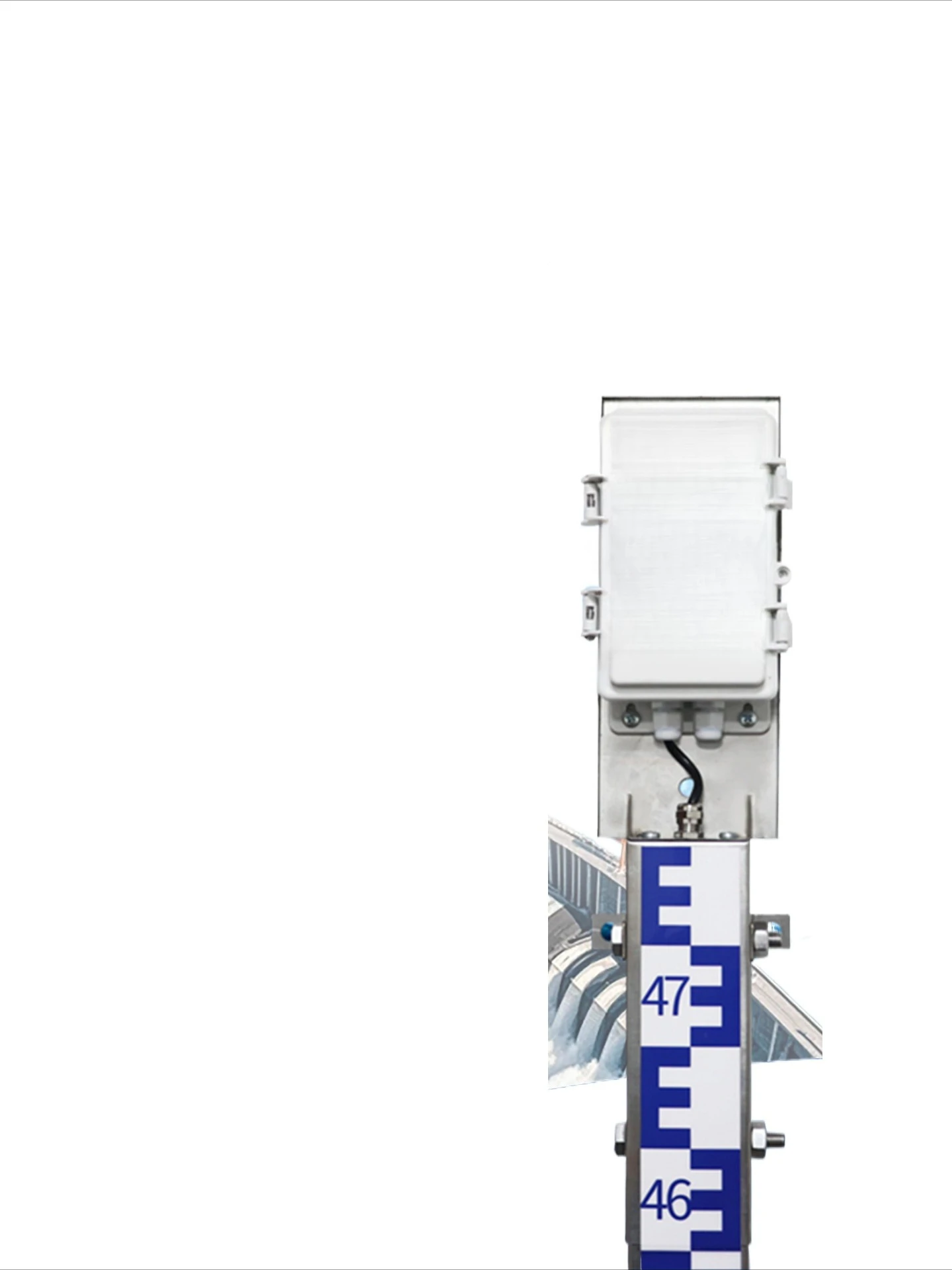 

High-precision electronic water gauge Reservoir bridge tunnel water flow height level gauge Flood prevention and early warning