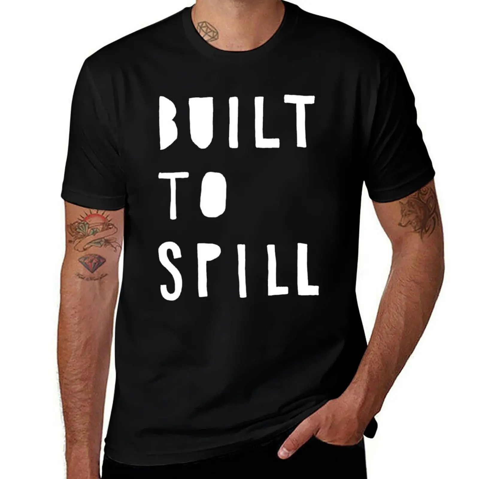 white logo Built To Spill Keep It Like A Secret Tour Live 2021 T-Shirt man t shirts cotton T-Shirt