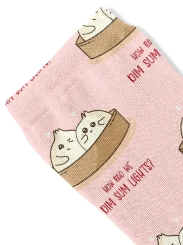 How Bao Dim Sum Lights Asian Food Pun, Love Cute Kawaii Valentines Gift for her, for him, Anniversary Socks