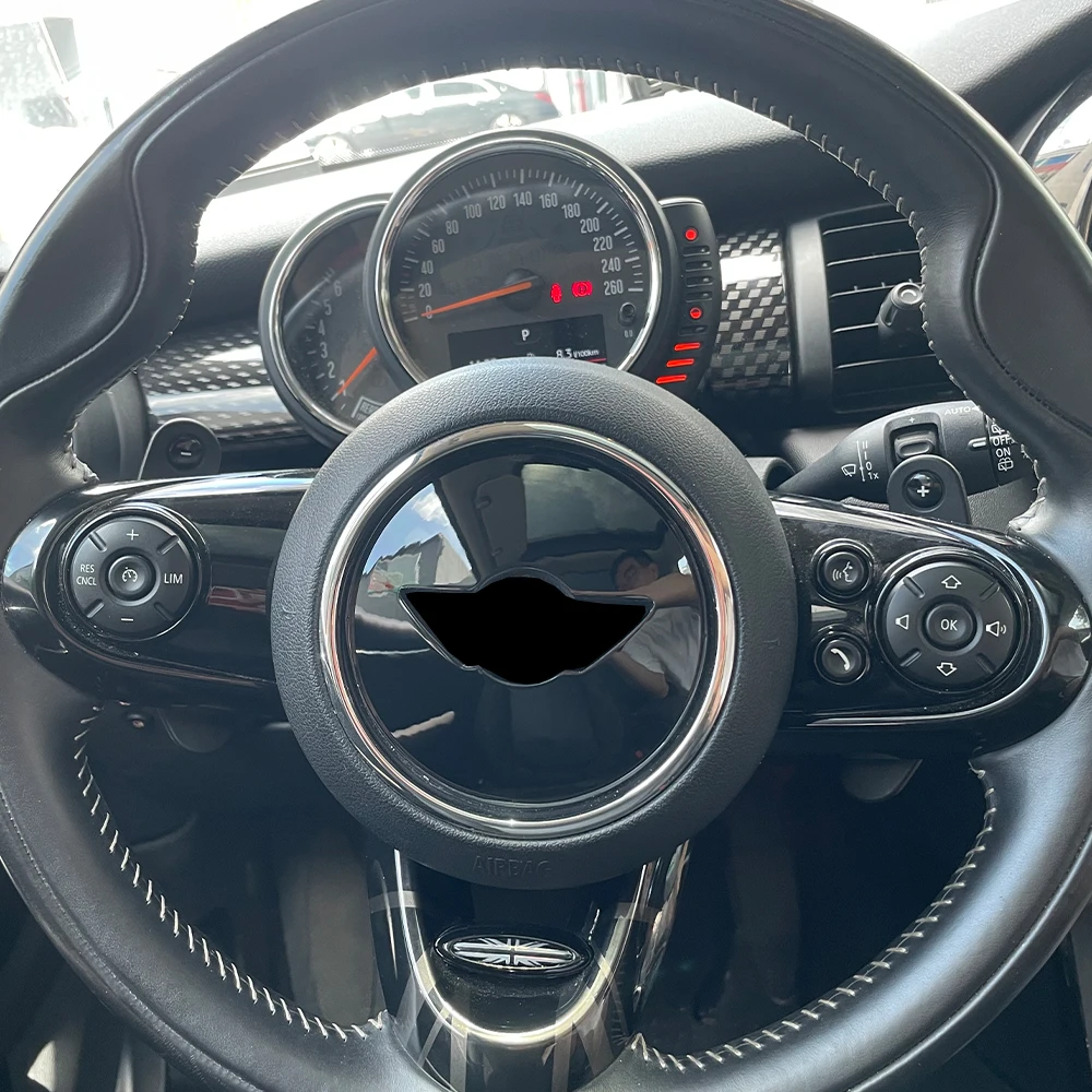 Car Steering Wheel Center Decoration Cover For MINI One Cooper S Countryman F54 F55 F56 F57 F60 Car Interior Styling Accessories