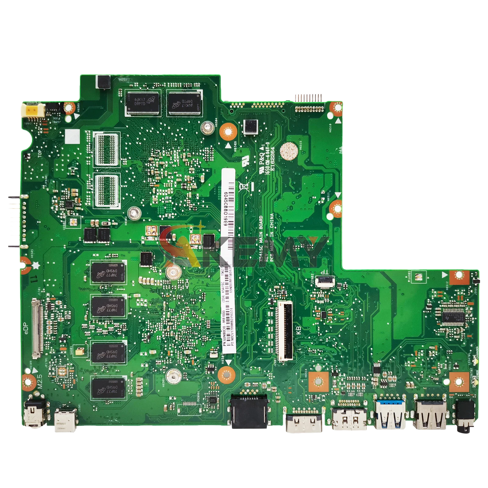 X541SC Laptop Motherboard For ASUS VivoBook D541S X541SC X541S F541S A541S R541S Mainboard With Celeron CPU 100% tests OK stk