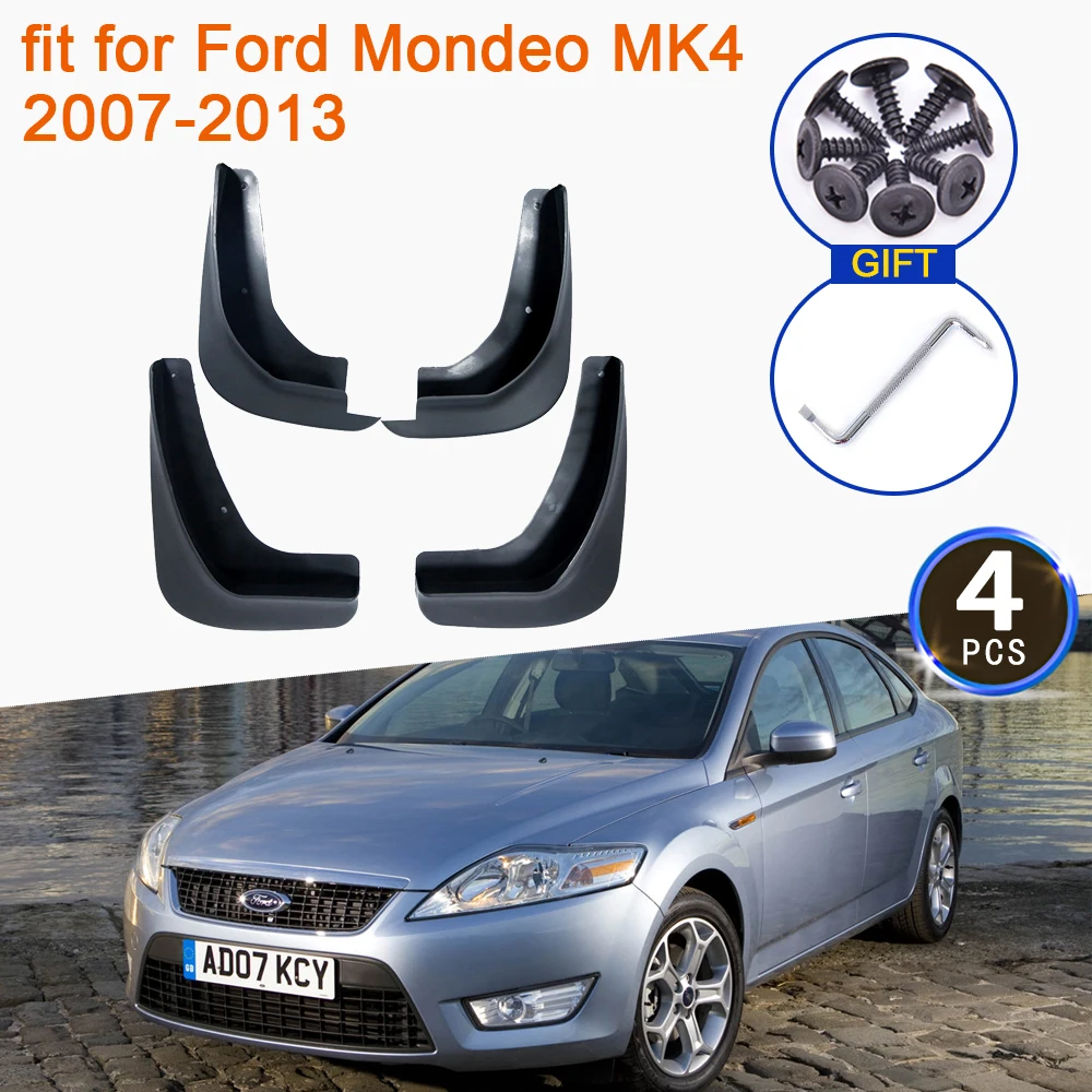 

MudFlaps For Ford Mondeo MK4 2007 2008 2009 2010 2011 2012 2013 BA7 Splash Guards Flap Mudguards Fender Front Wheels Accessories